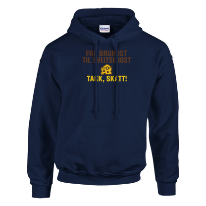 Fra Brunost Til Sveitserost -Morsom Tekstprint - Norsk design