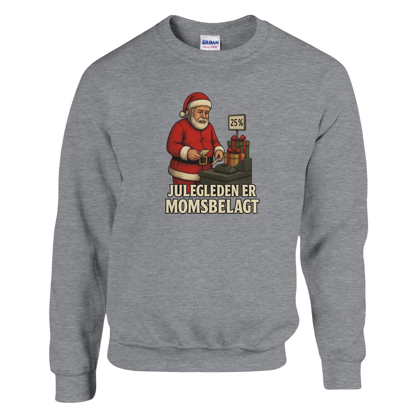 Julegleden er momsbelagt -Morsom Tekstprint - Norsk design