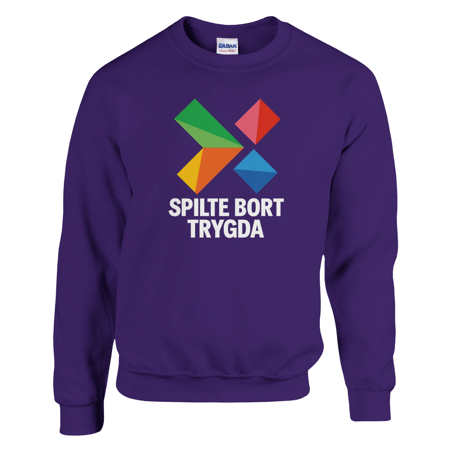 Spilte Bort Trygda -Morsom Tekstprint - Norsk design