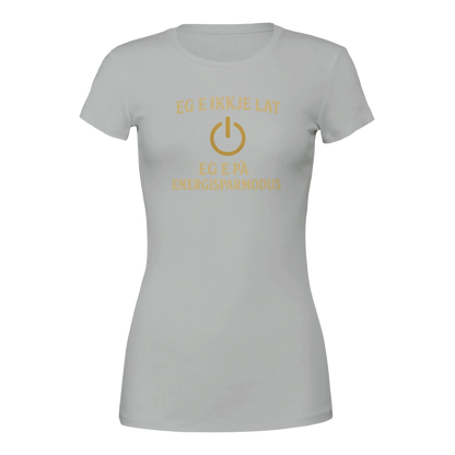 Eg e ikkje lat -Morsom Tekstprint - Norsk design