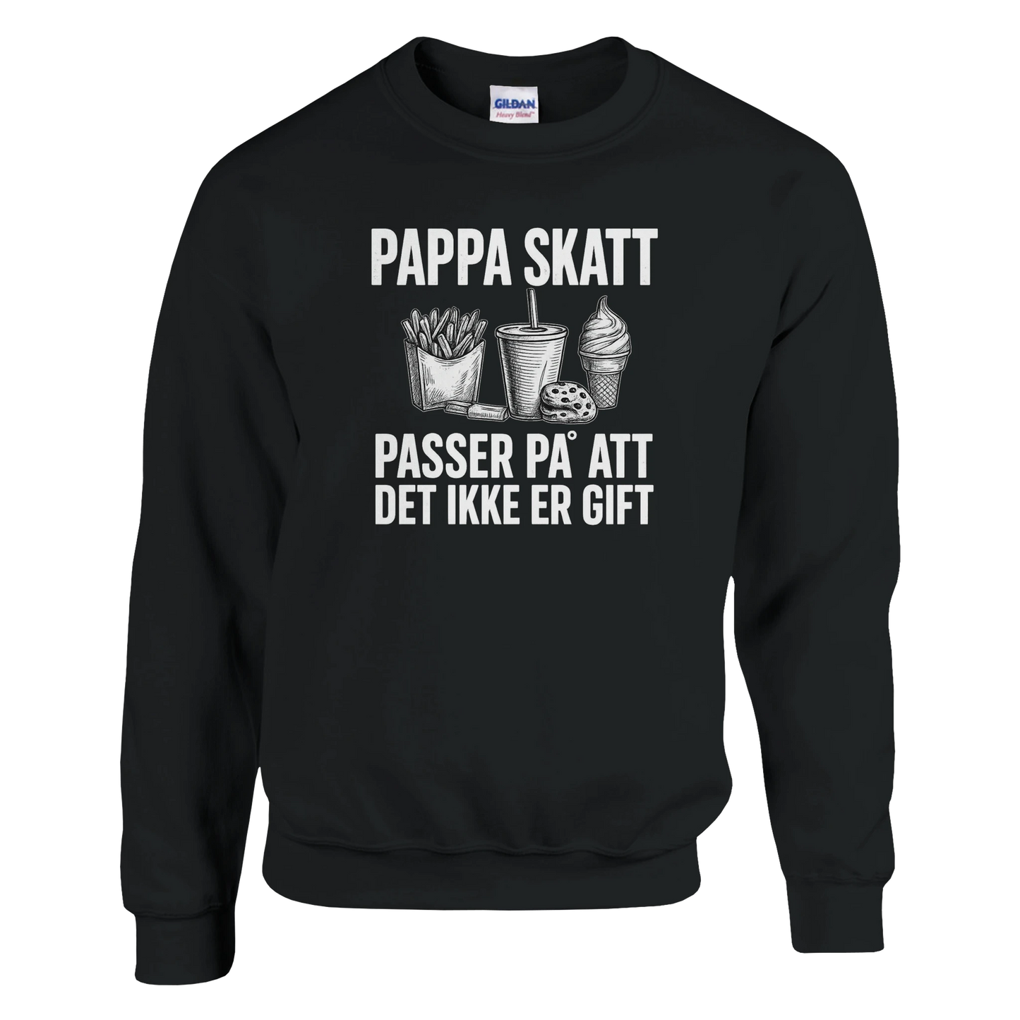 Pappa Skatt -Morsom Tekstprint - Norsk design