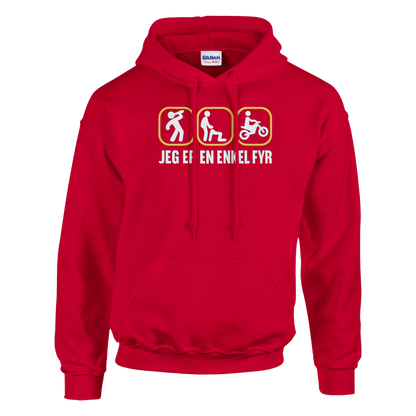 Jeg er en enkel fyr -Morsom Tekstprint - Norsk design