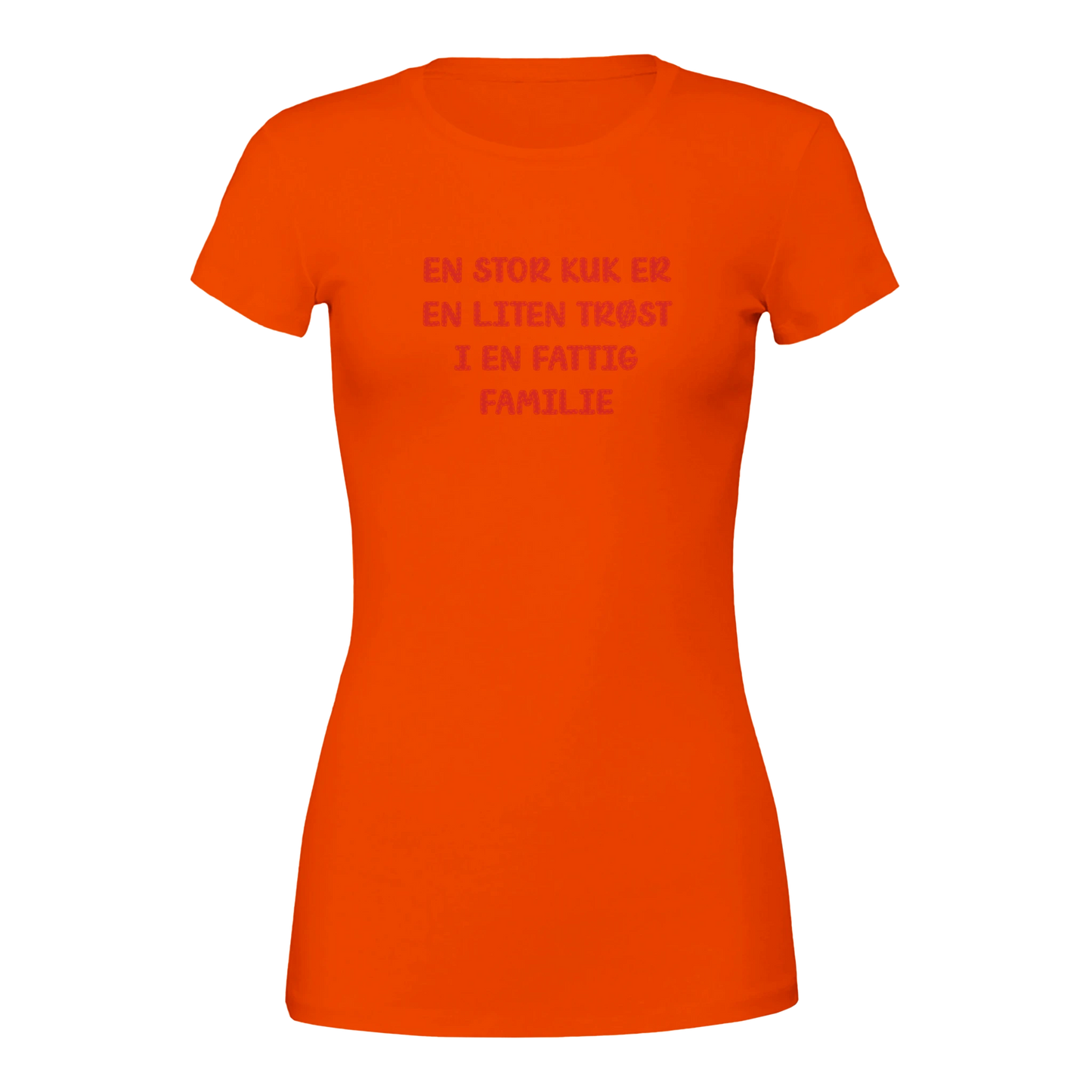 Fattig familie -Morsom Tekstprint - Norsk design