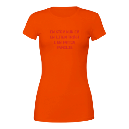 Fattig familie -Morsom Tekstprint - Norsk design