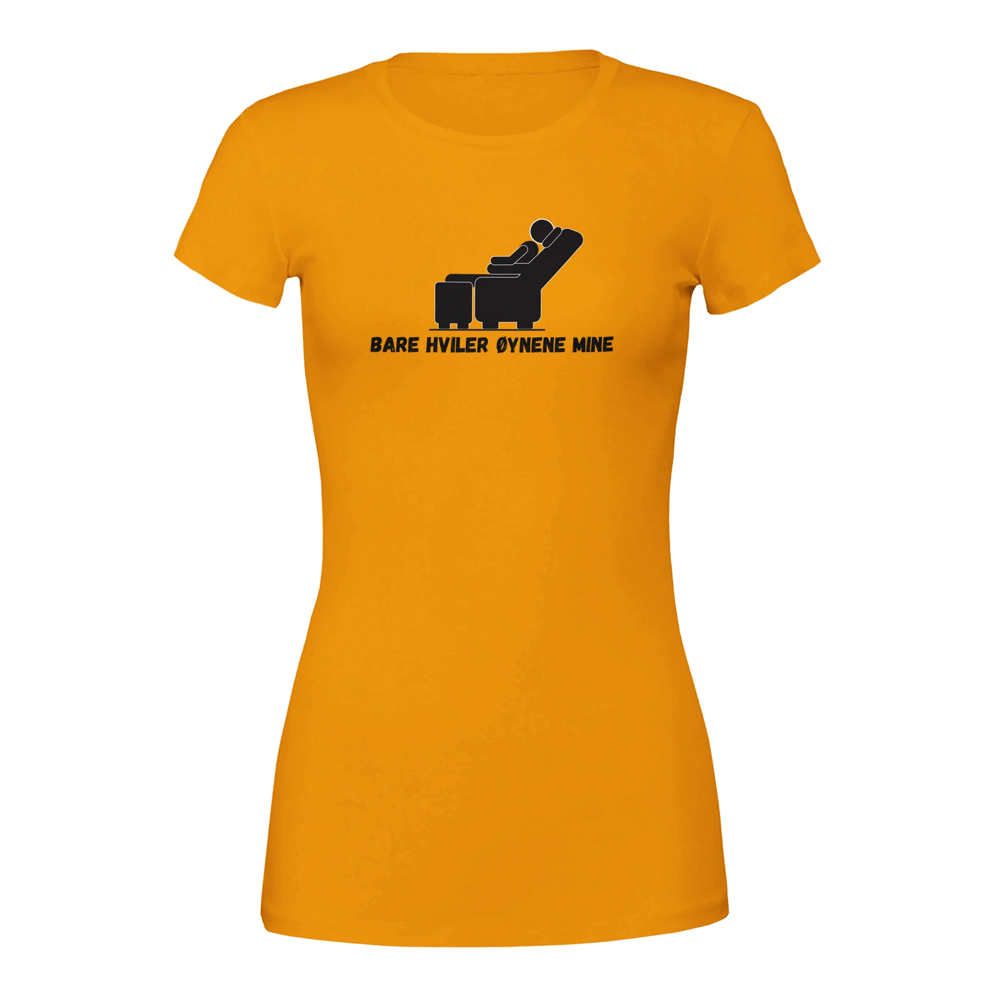 Bare Hviler Øynene Mine -Morsom Tekstprint - Norsk design