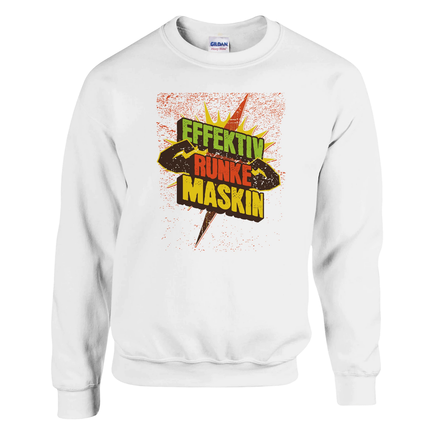 Effektiv Runke Maskin -Morsom Tekstprint - Norsk design