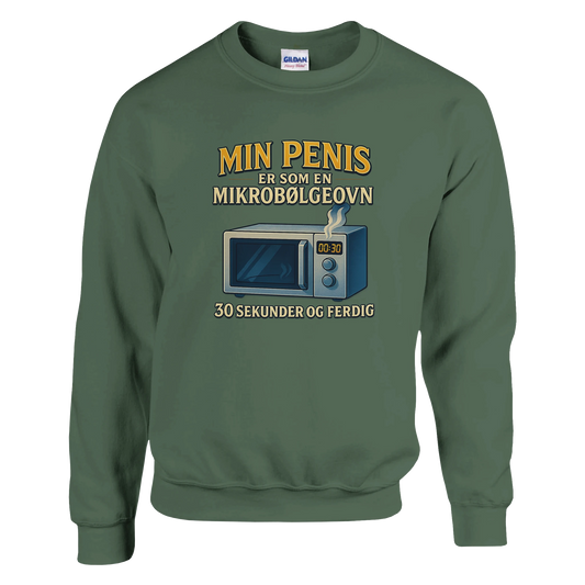 Mikrobølgeovn -Morsom Tekstprint - Norsk design