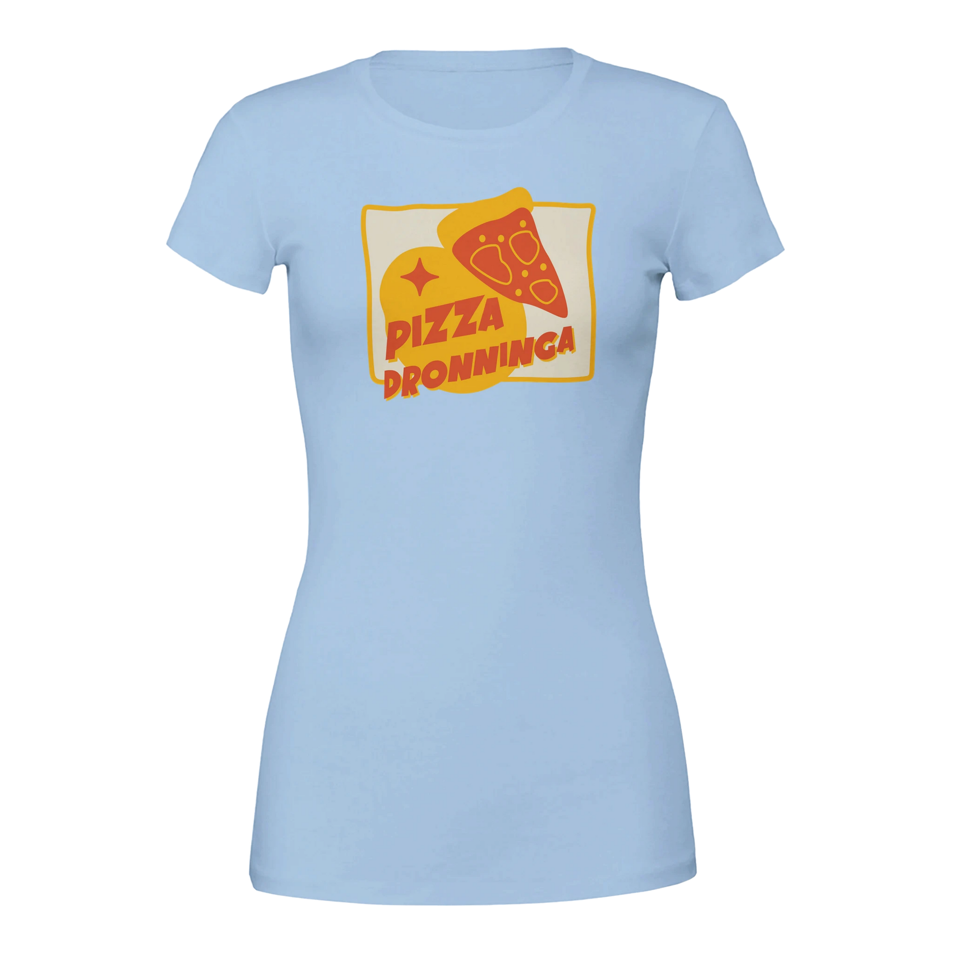 Pizza Dronninga -Morsom Tekstprint - Norsk design