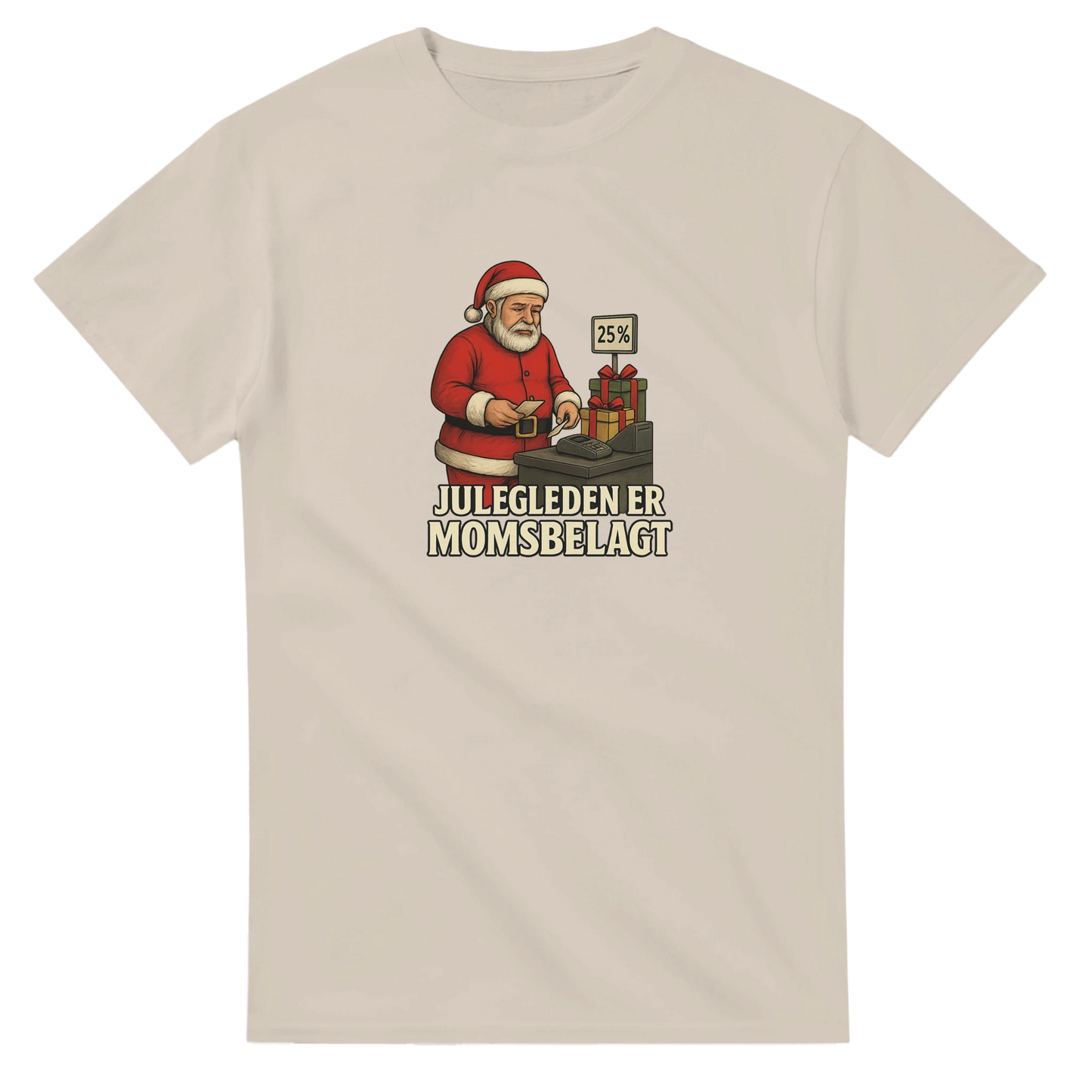 Julegleden er momsbelagt -Morsom Tekstprint - Norsk design
