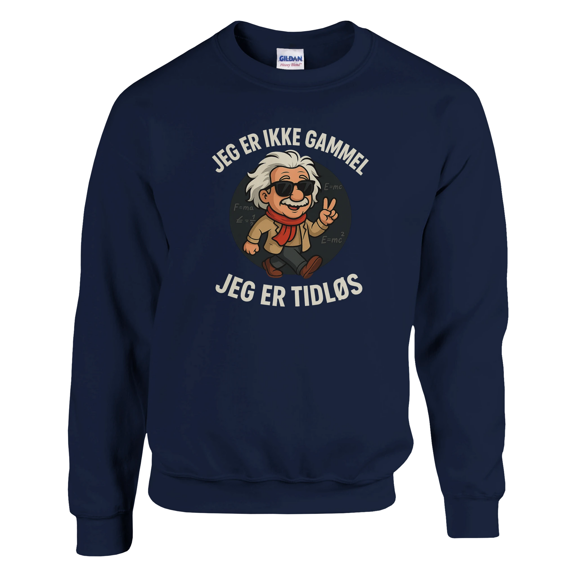 Jeg er tidløs -Morsom Tekstprint - Norsk design