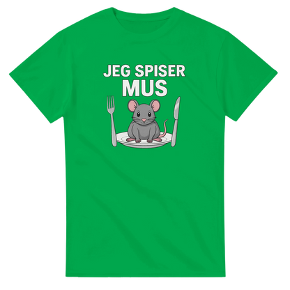 Jeg Spiser Mus -Morsom Tekstprint - Norsk design