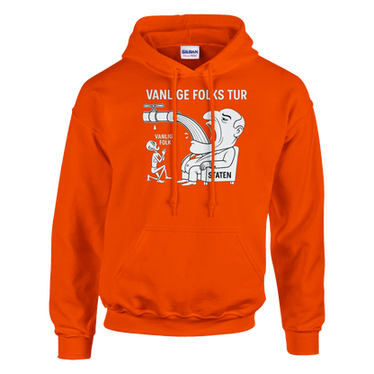 Vanlige Folks Tur -Morsom Tekstprint - Norsk design