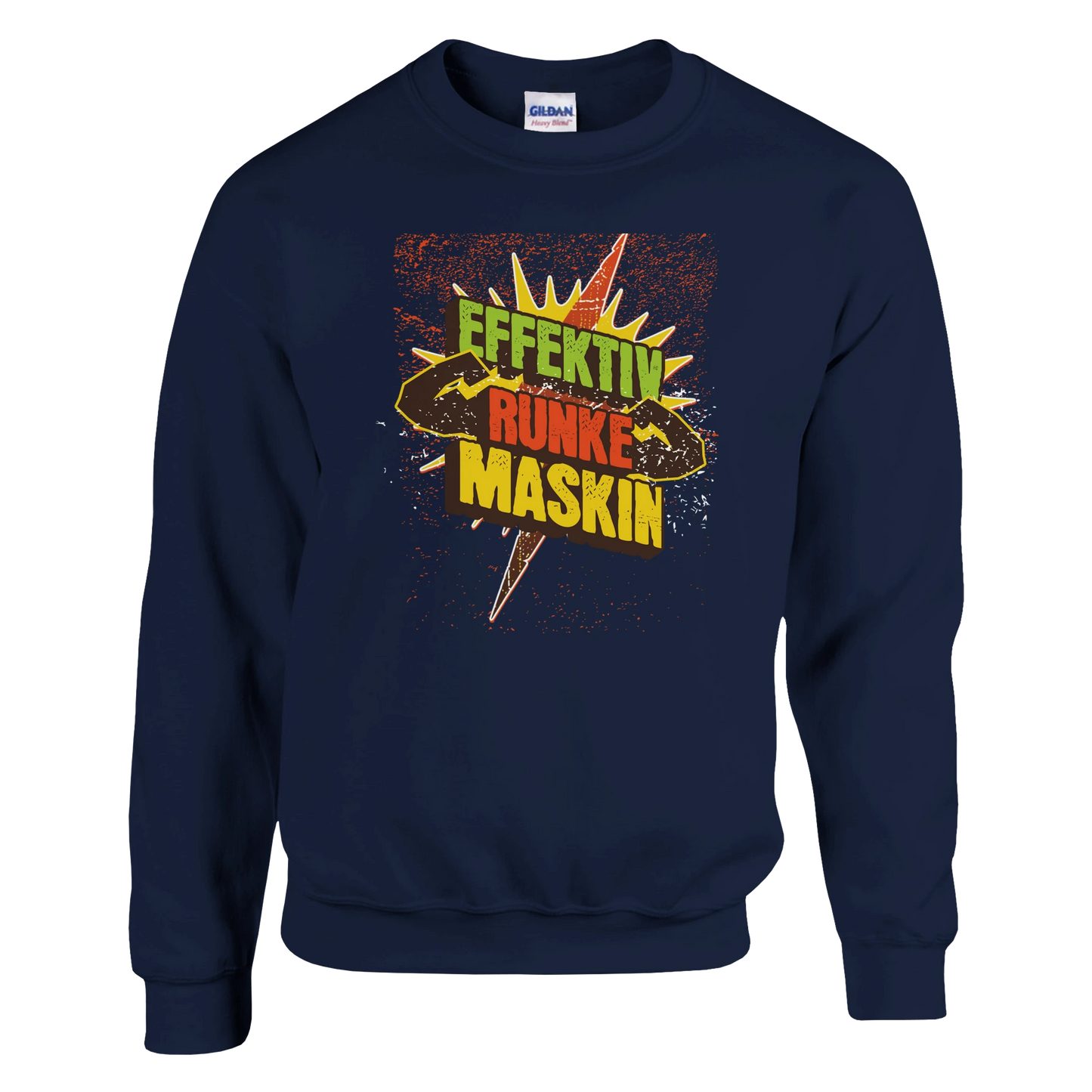 Effektiv Runke Maskin -Morsom Tekstprint - Norsk design