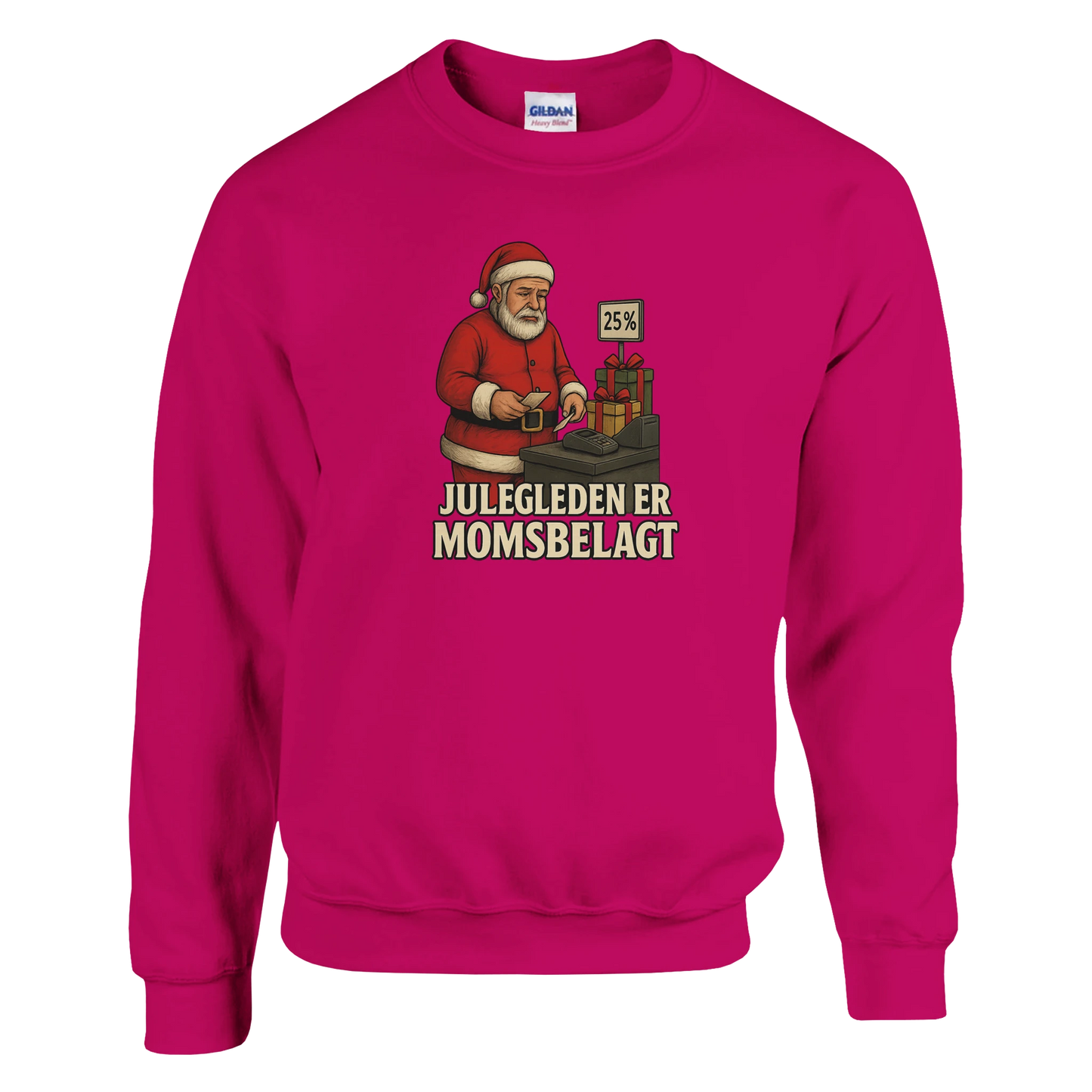 Julegleden er momsbelagt -Morsom Tekstprint - Norsk design