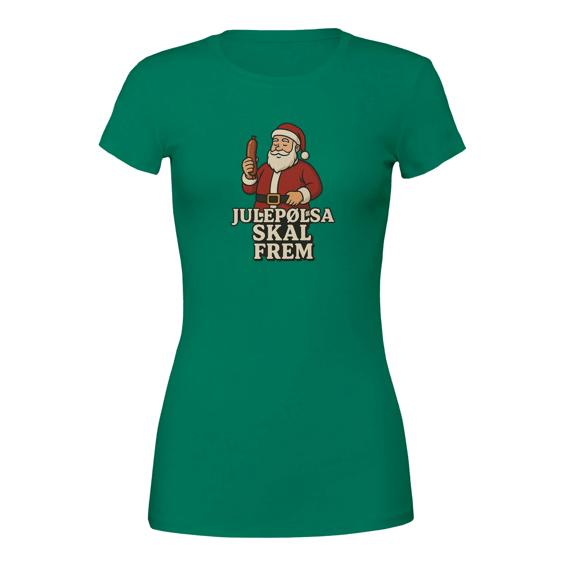 Julepølsa skal frem -Morsom Tekstprint - Norsk design