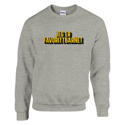 Jeg Er Favorittbarnet -Morsom Tekstprint - Norsk design