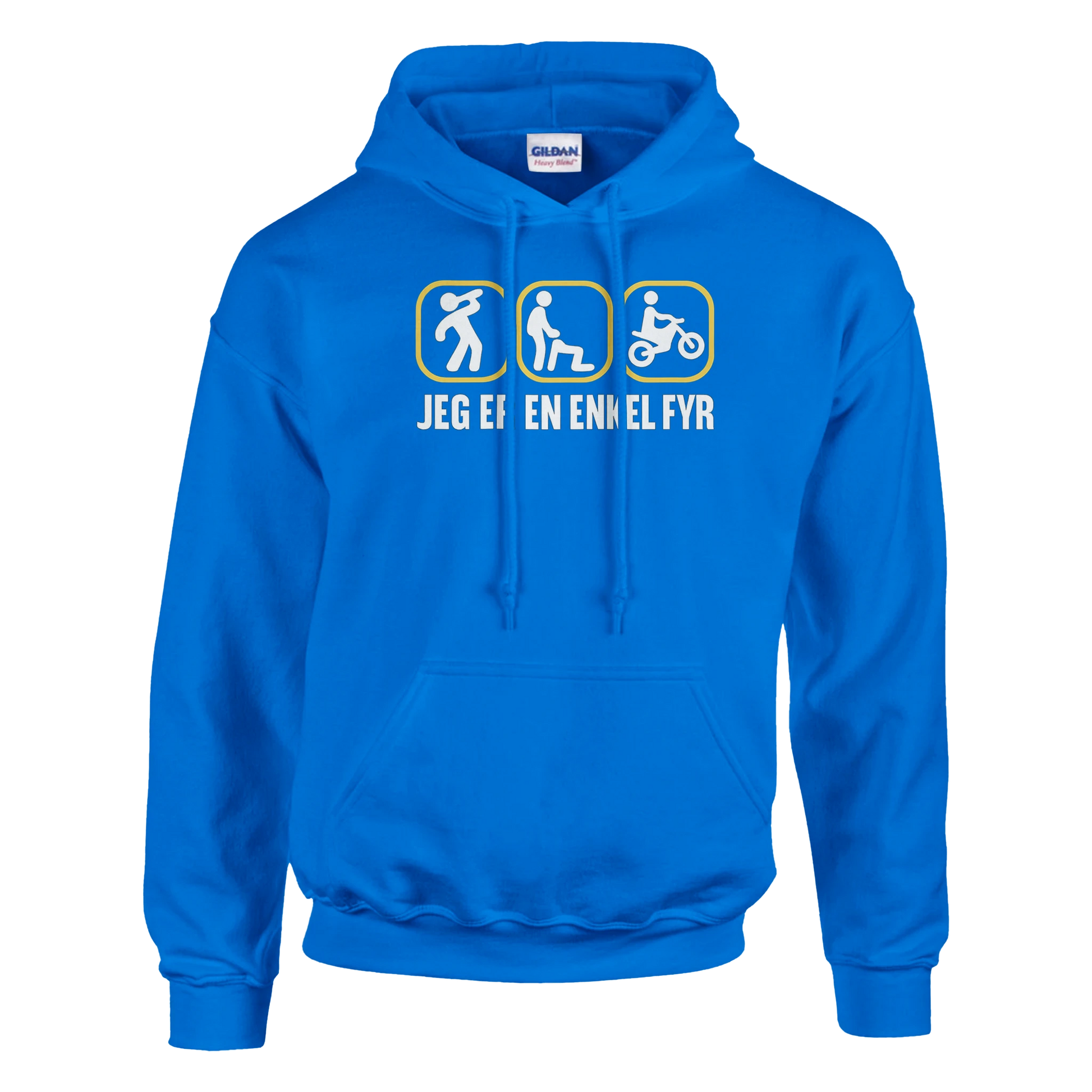 Jeg er en enkel fyr -Morsom Tekstprint - Norsk design