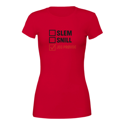 Jeg Prøvde -Morsom Tekstprint - Norsk design