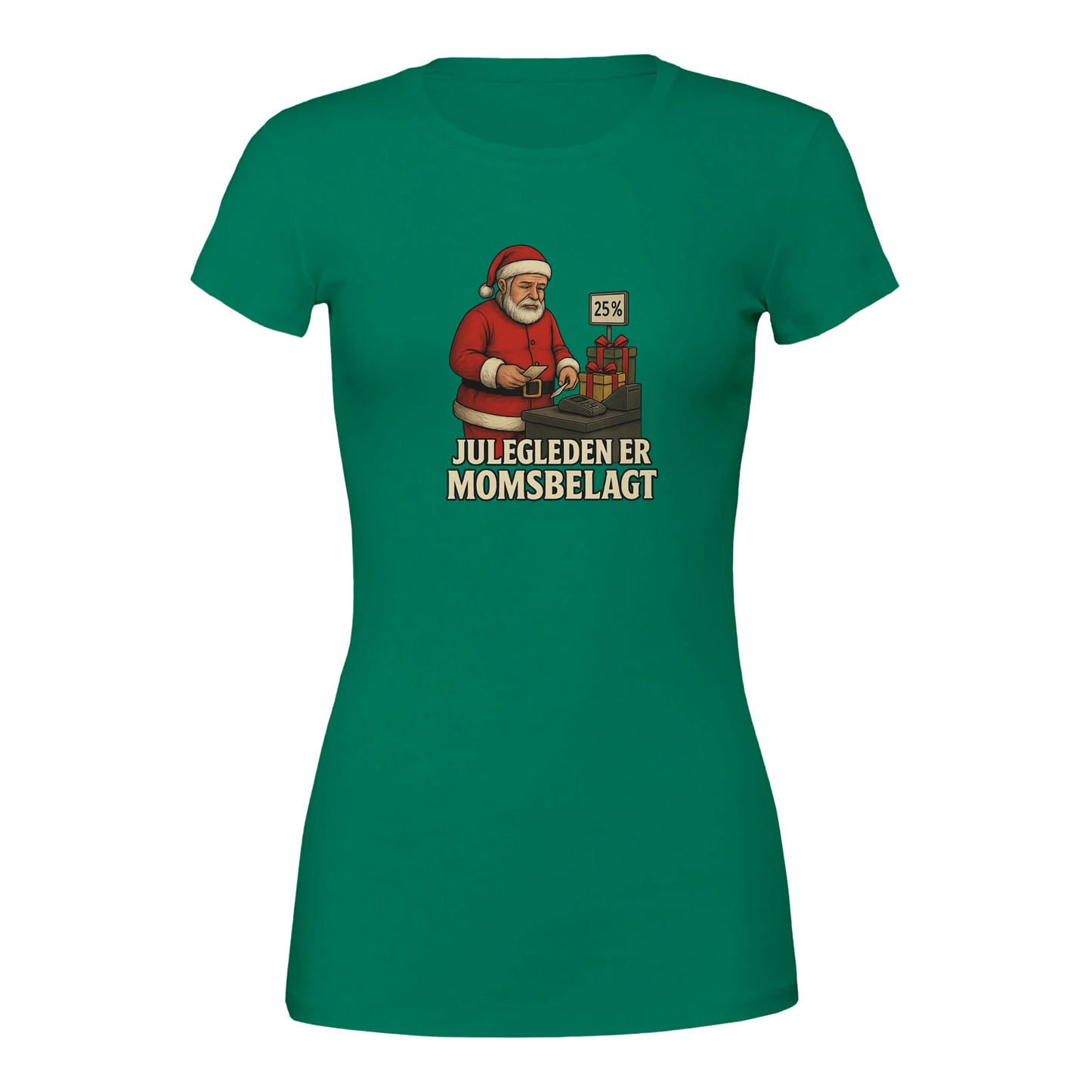 Julegleden er momsbelagt -Morsom Tekstprint - Norsk design