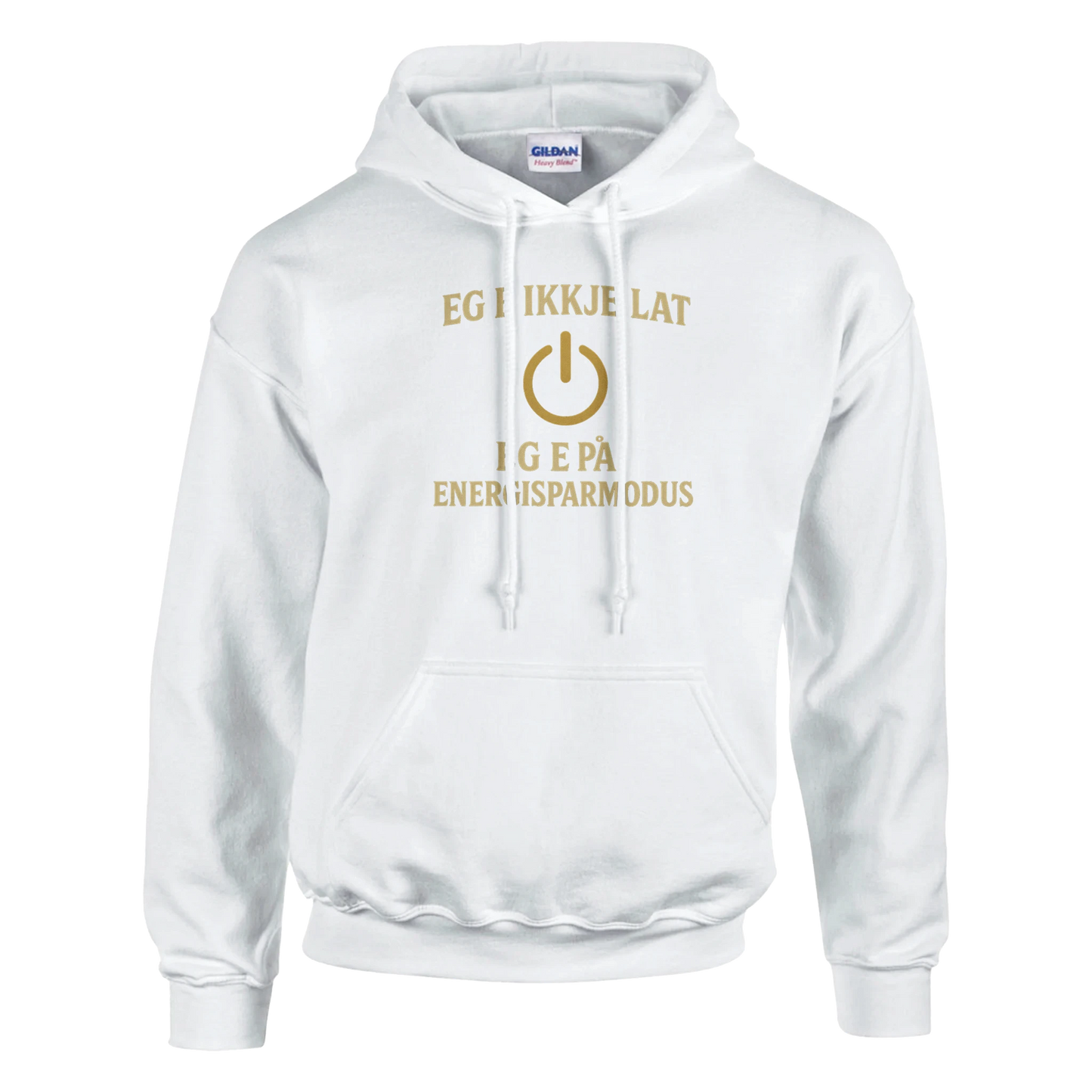 Eg e ikkje lat -Morsom Tekstprint - Norsk design