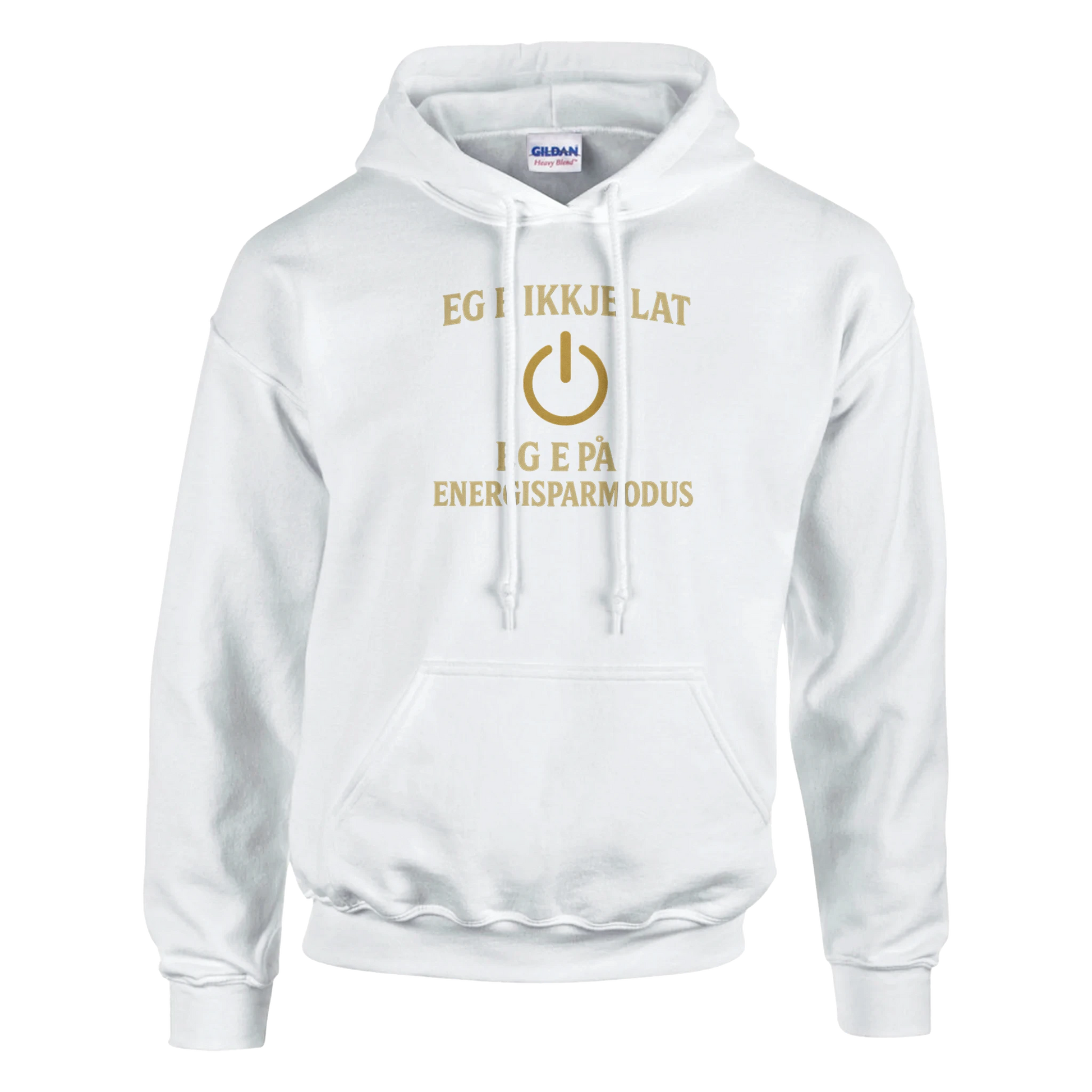 Eg e ikkje lat -Morsom Tekstprint - Norsk design