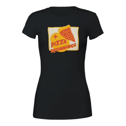 Pizza Dronninga -Morsom Tekstprint - Norsk design