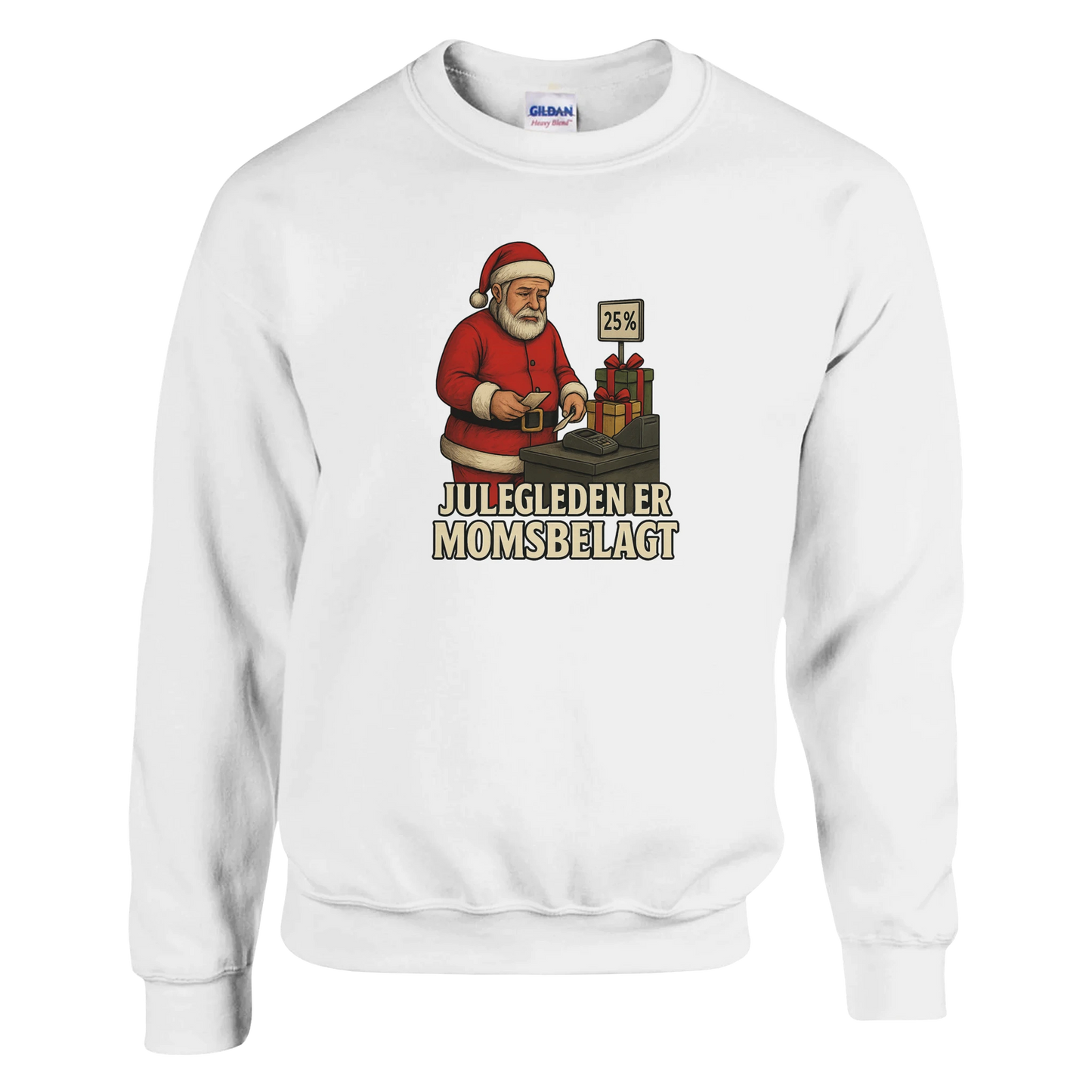 Julegleden er momsbelagt -Morsom Tekstprint - Norsk design