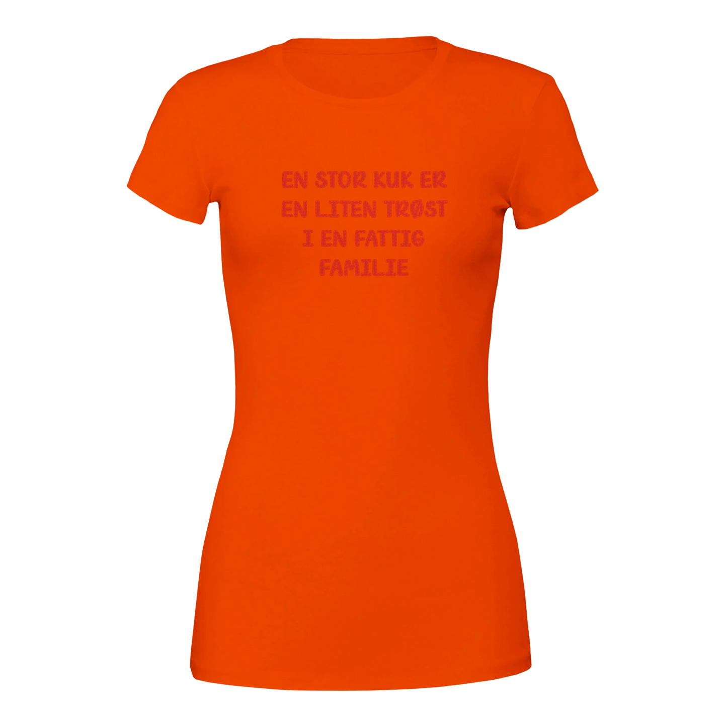 Fattig familie -Morsom Tekstprint - Norsk design