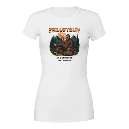 Friluftsliv er den beste medisinen -Morsom Tekstprint - Norsk design