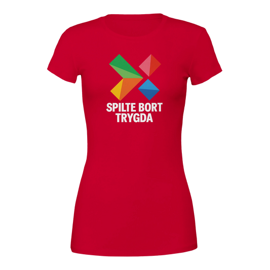 Spilte Bort Trygda -Morsom Tekstprint - Norsk design