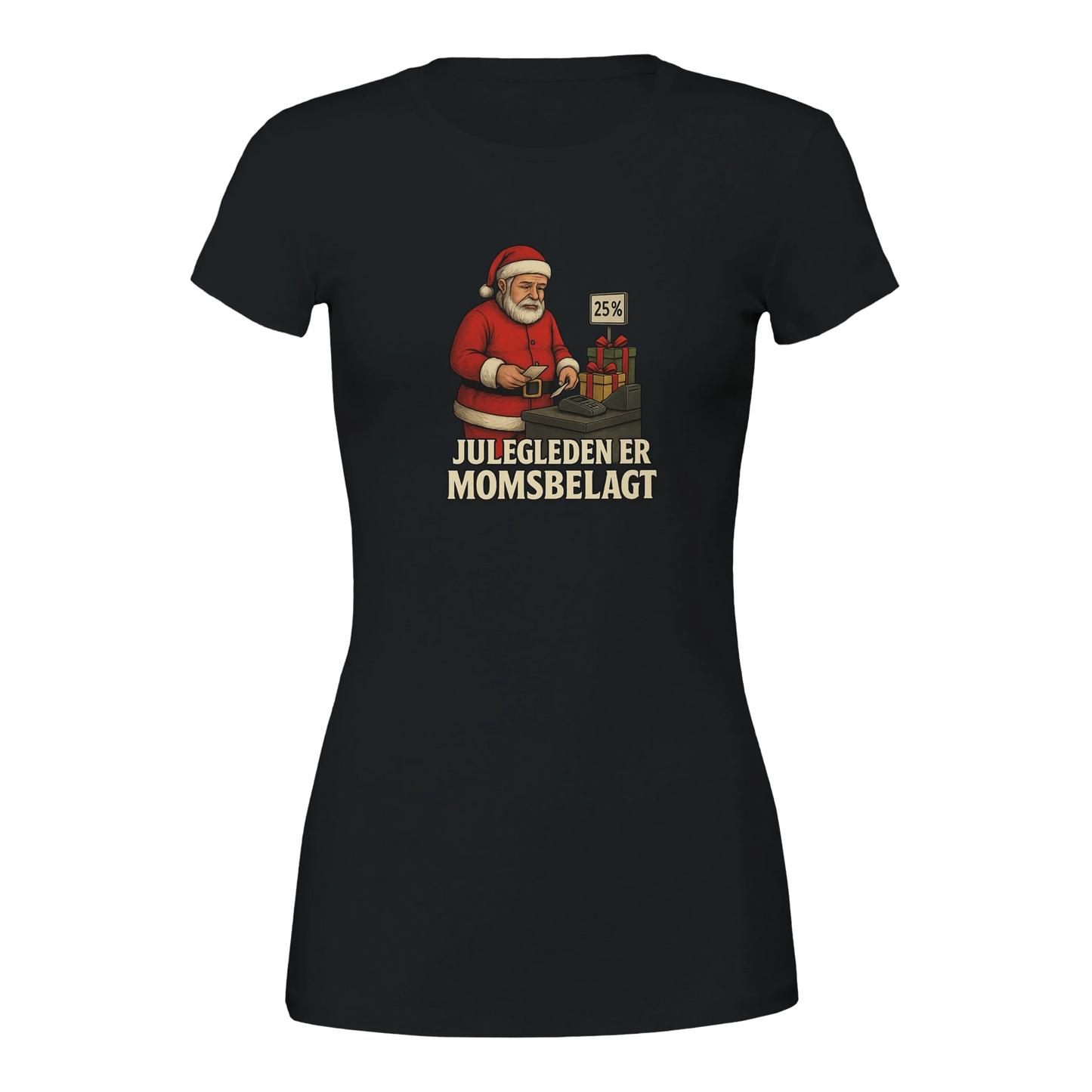 Julegleden er momsbelagt -Morsom Tekstprint - Norsk design