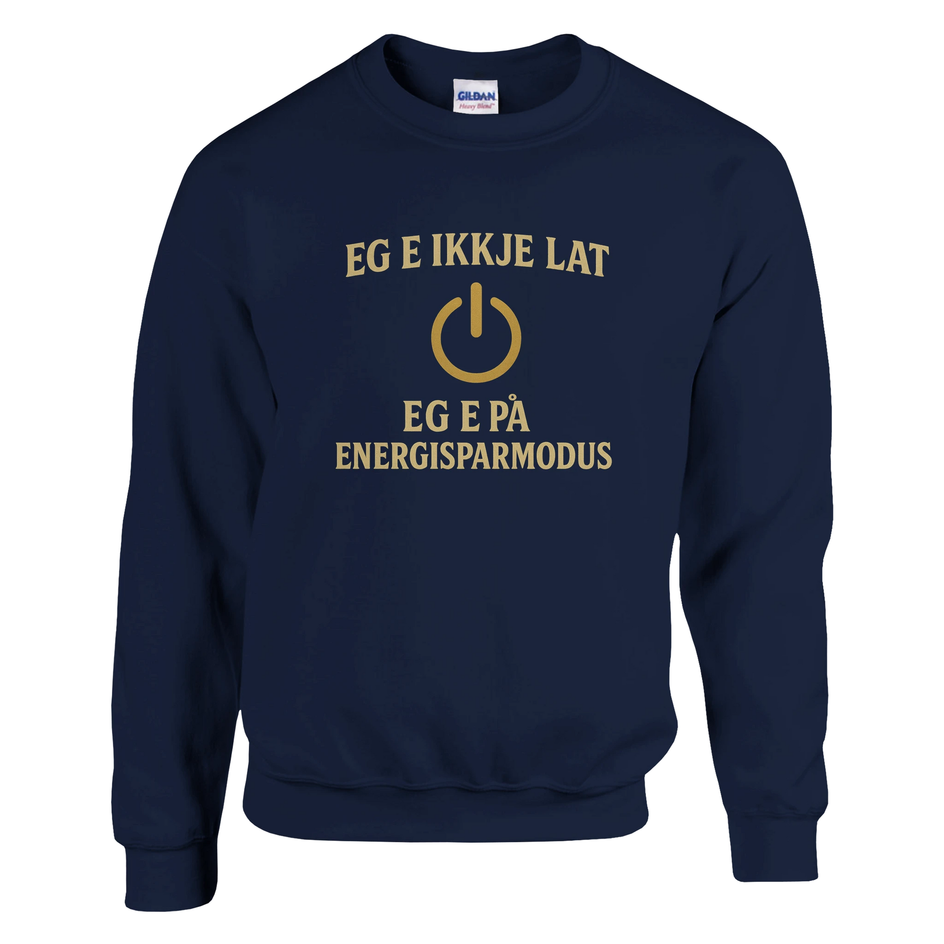 Eg e ikkje lat -Morsom Tekstprint - Norsk design