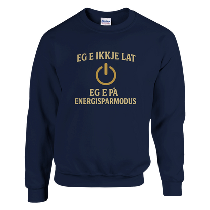 Eg e ikkje lat -Morsom Tekstprint - Norsk design