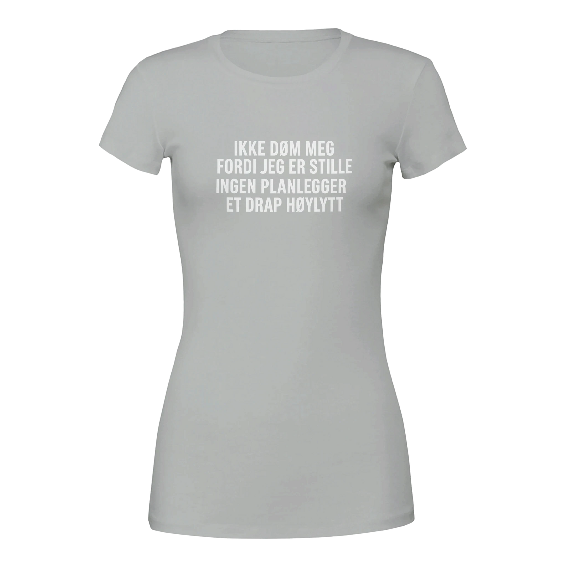 Ikke døm meg -Morsom Tekstprint - Norsk design