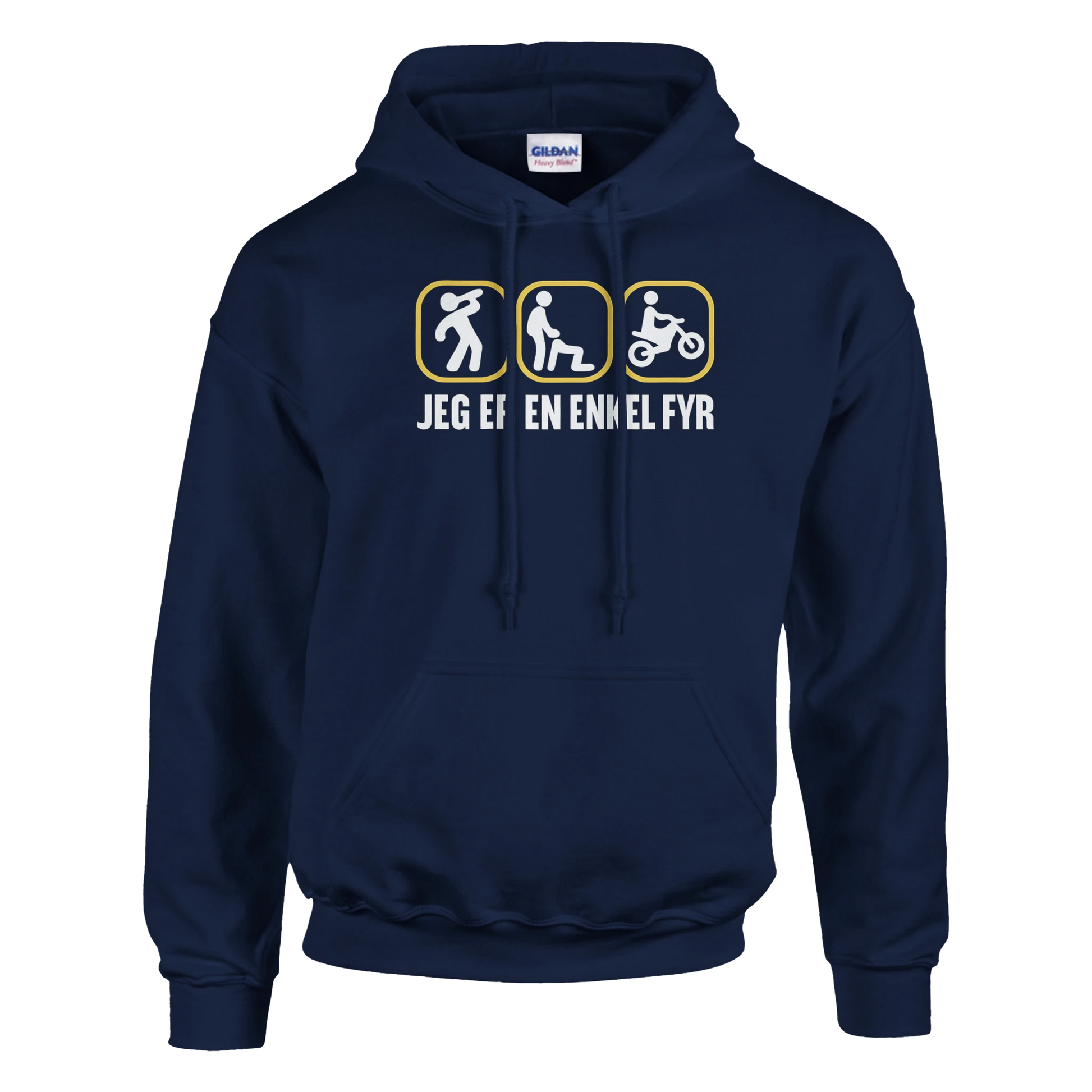 Jeg er en enkel fyr -Morsom Tekstprint - Norsk design