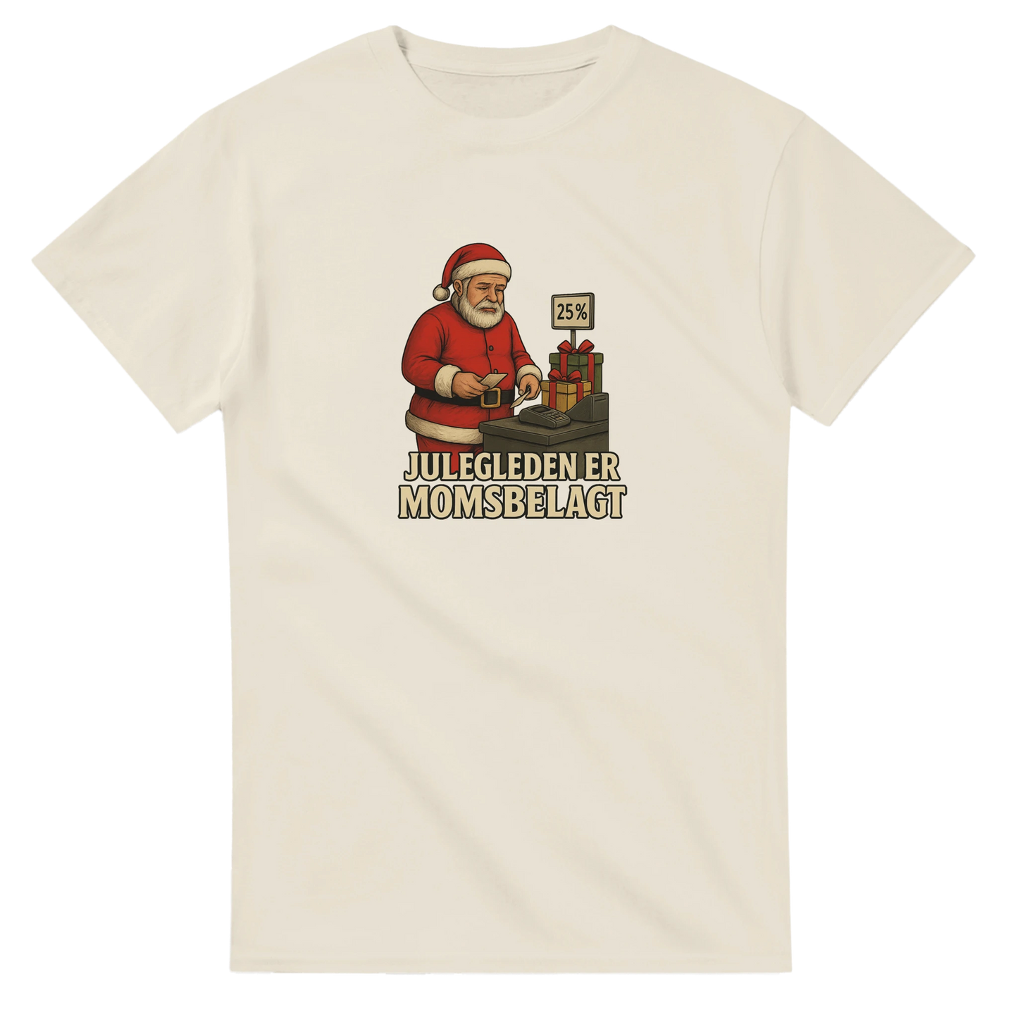 Julegleden er momsbelagt -Morsom Tekstprint - Norsk design