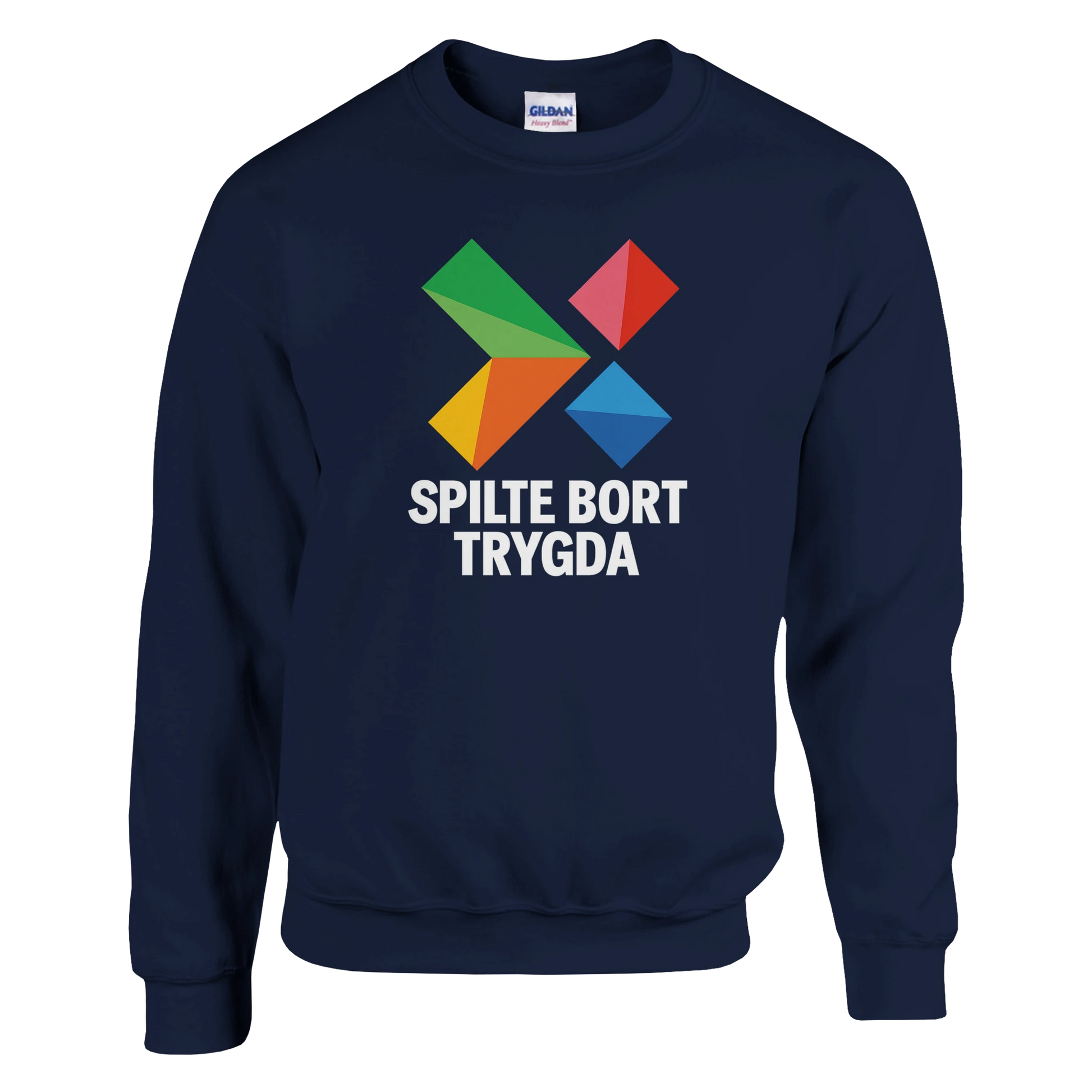 Spilte Bort Trygda -Morsom Tekstprint - Norsk design