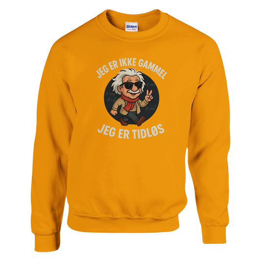 Jeg er tidløs -Morsom Tekstprint - Norsk design