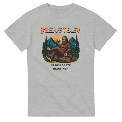 Friluftsliv er den beste medisinen -Morsom Tekstprint - Norsk design