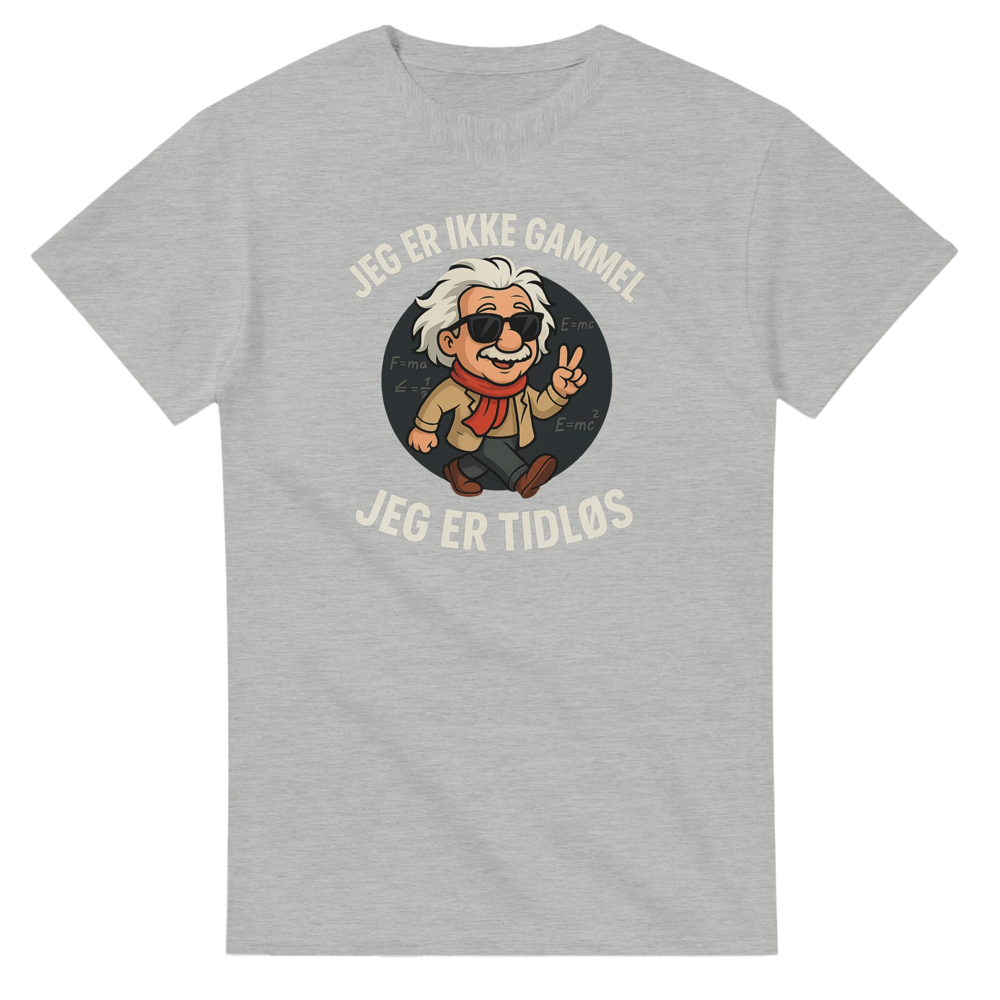 Jeg er tidløs -Morsom Tekstprint - Norsk design