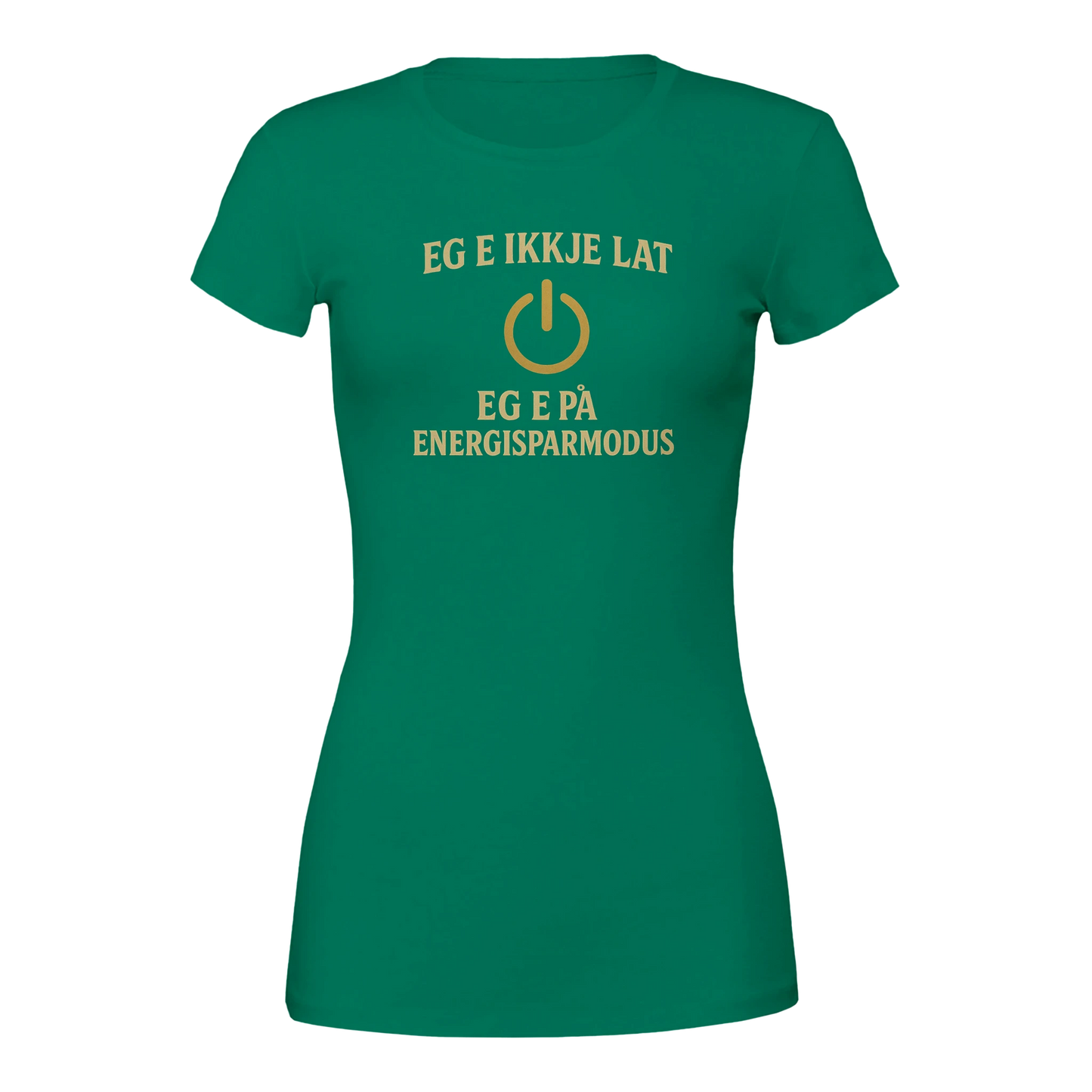 Eg e ikkje lat -Morsom Tekstprint - Norsk design