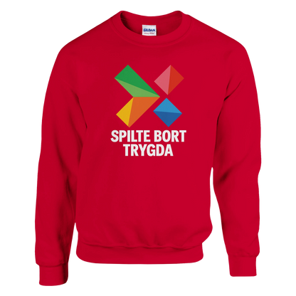 Spilte Bort Trygda -Morsom Tekstprint - Norsk design