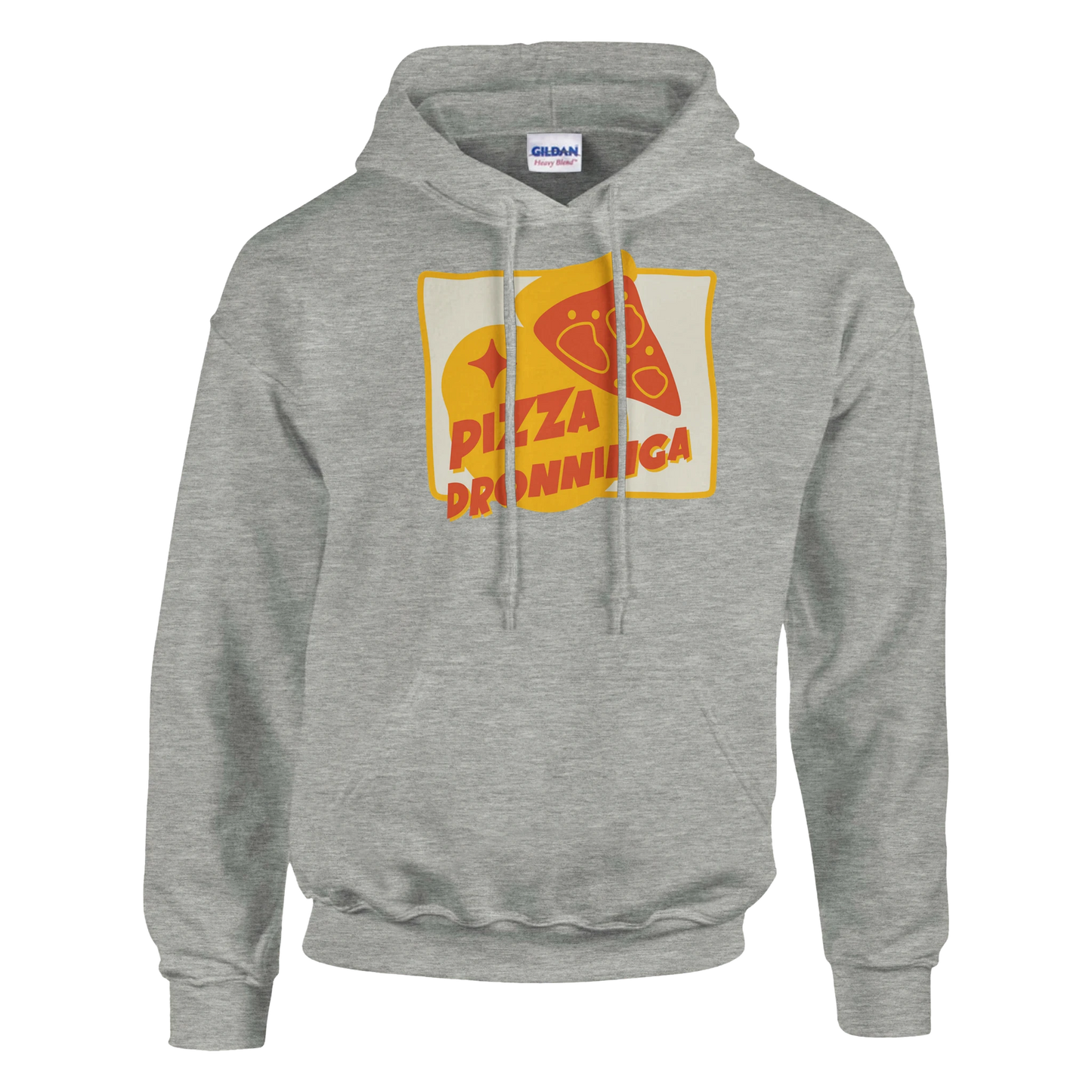 Pizza Dronninga -Morsom Tekstprint - Norsk design