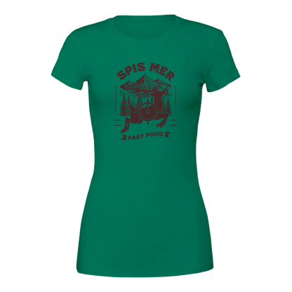 Spis Mer Fast Food -Morsom Tekstprint - Norsk design