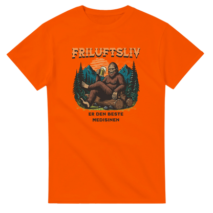 Friluftsliv er den beste medisinen -Morsom Tekstprint - Norsk design