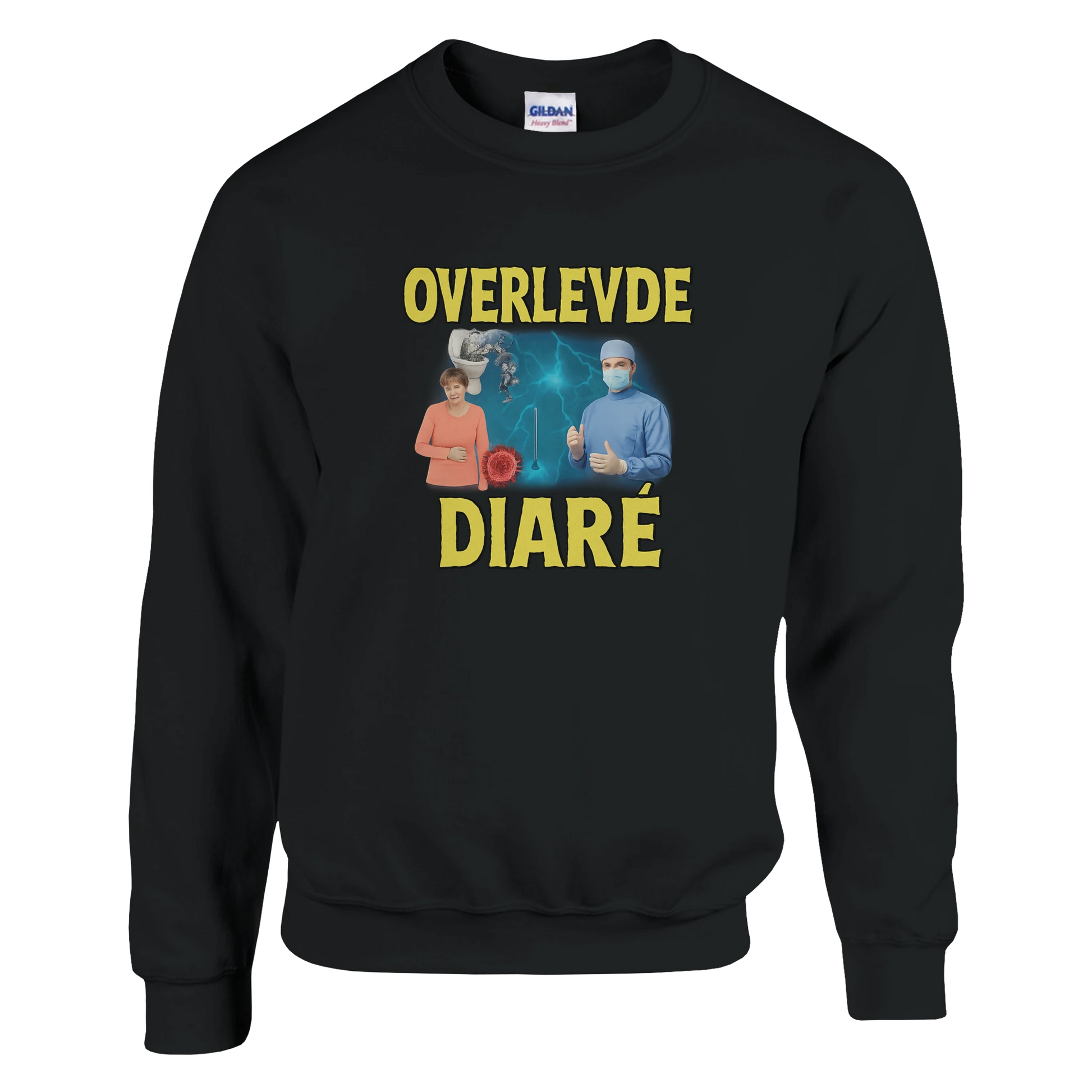 Overlevde Diare -Morsom Tekstprint - Norsk design