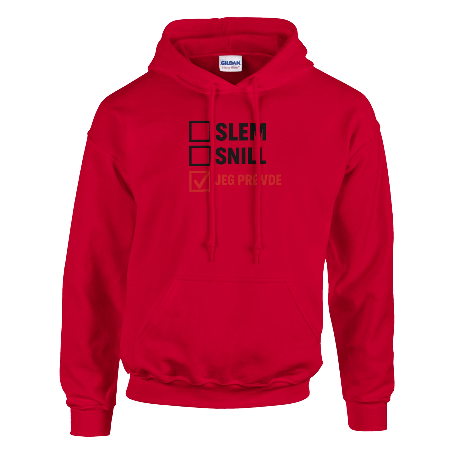 Jeg Prøvde -Morsom Tekstprint - Norsk design