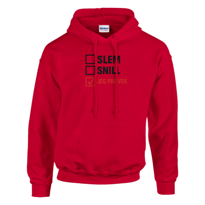 Jeg Prøvde -Morsom Tekstprint - Norsk design