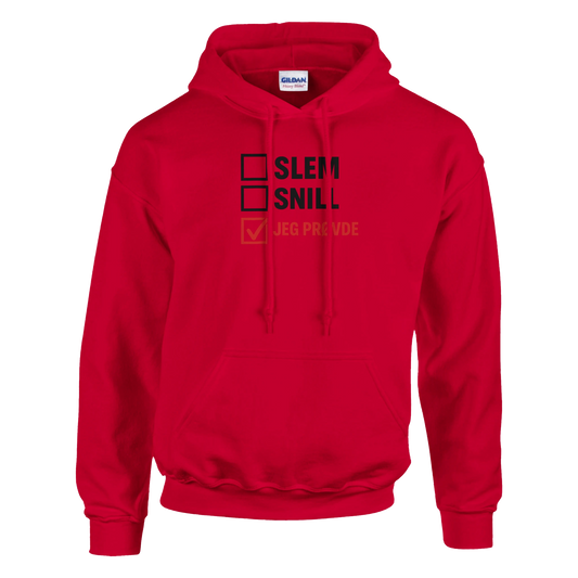 Jeg Prøvde -Morsom Tekstprint - Norsk design